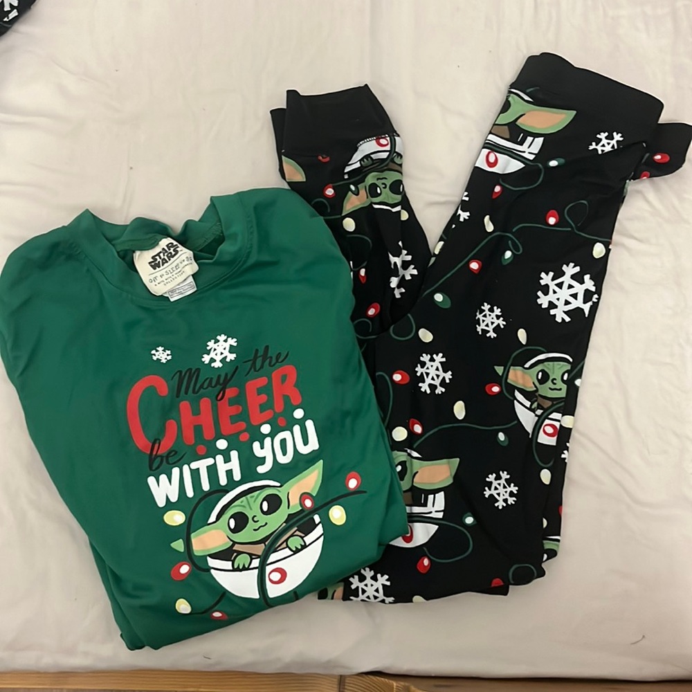 Star Wars Green and Black Kids Pajamas